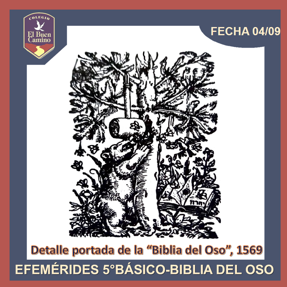 Efemérides 5º básico: “Mes de la Biblia: Biblia del Oso”